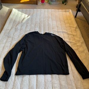 🥳 *SALE* Elwood Core Oversized Men's L/S Logo Tee, Black, Size Small